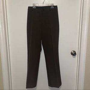 Dark olive business casual petite work slacks